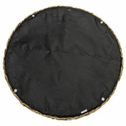 East At Main's Langdon Brown Round Abaca Coffee Table