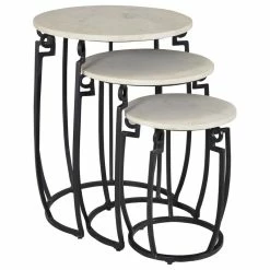 Coast To Coast Imports, LLC Set Of 3 Nesting Tables