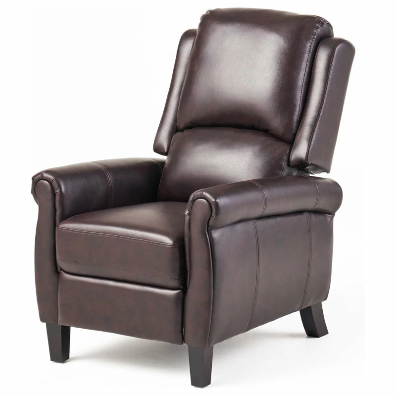 GDFStudio GDF Studio Memphis PU Leather Recliner, Burgundy