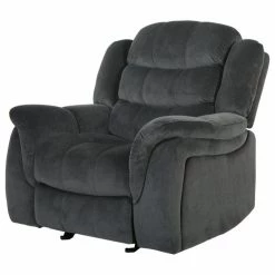 GDFStudio GDF Studio Emryka Gray Fabric Glider Recliner