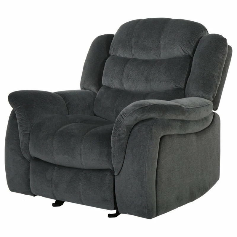 GDFStudio GDF Studio Emryka Gray Fabric Glider Recliner