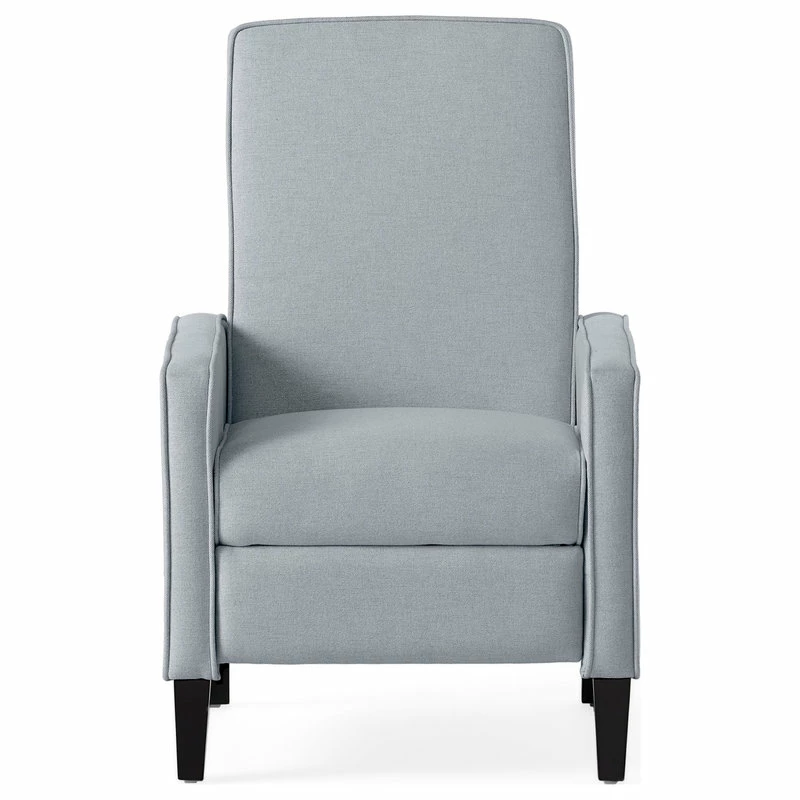 GDFStudio GDF Studio Drake Light Gray Fabric Recliner Club Chair