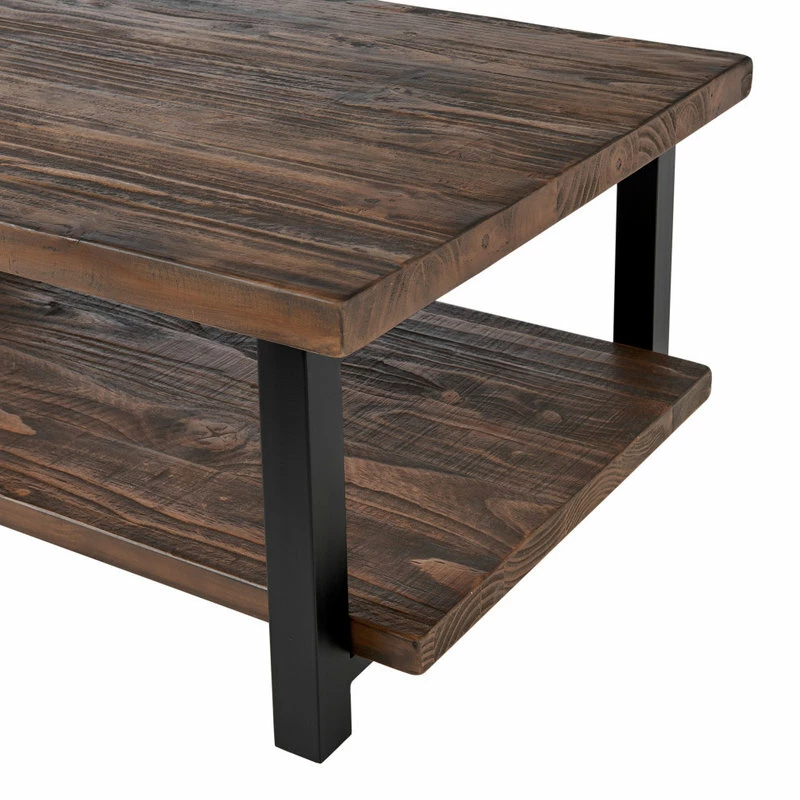 Bolton Furniture, Inc. Pomona 48"L Metal And Wood Coffee Table - Image 6