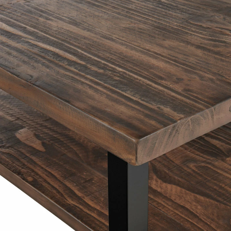 Bolton Furniture, Inc. Pomona 48"L Metal And Wood Coffee Table - Image 5