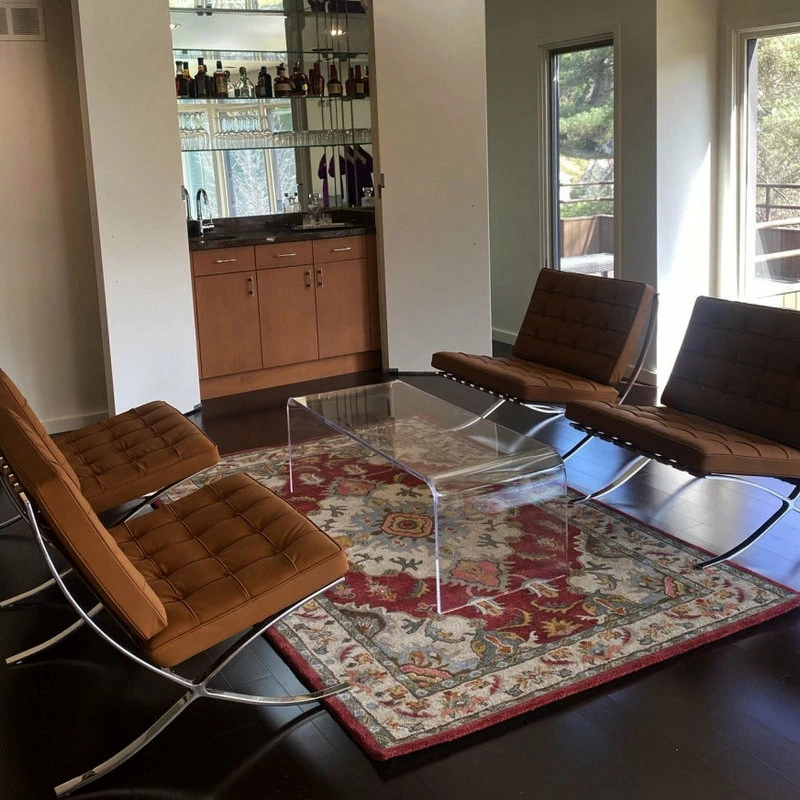 Southeastflorida Acrylic Coffee Table Lucite, 50"x20"x17", 3/4" Thick - Image 7