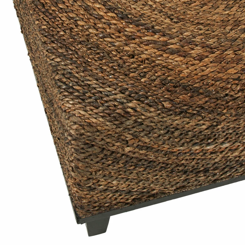 East At Main's Chickasaw Brown Abaca Square Coffee Table - Image 6