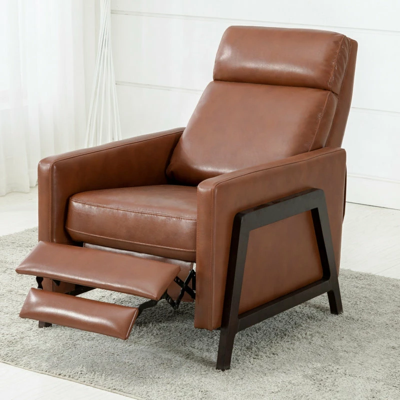 Comfort Pointe Maxton Push Back Recliner, Caramel - Image 6