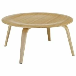 LexMod Plywood Coffee Table, Natural