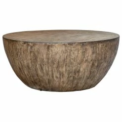 Uttermost 25433 Lark Round Wood Coffee Table