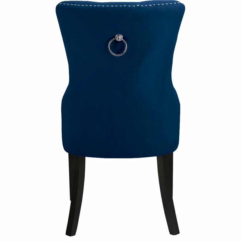 MOD The Monarch Dining Chair, Navy, Velvet Set Of 2 - Image 2