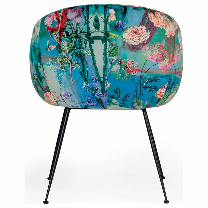 MOD The Dahlia Dining Chair, Multi-colored, Velvet - Image 2