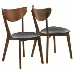 Coaster Home Furnishings Coaster Malone Mid-Century Modern Dining Side Chair, Set Of 2