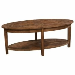 Bolton Furniture, Inc. Revive Reclaimed 48" Oval Coffee Table, Natural