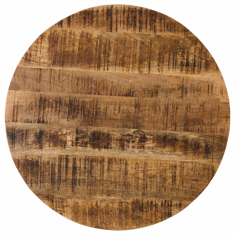 GDFStudio Alfonso Handcrafted Boho Mango Wood And Iron Coffee Table - Image 4