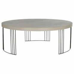 Safavieh Keelin Mid-Century Scandinavian Wood Coffee Table, Gray/Black