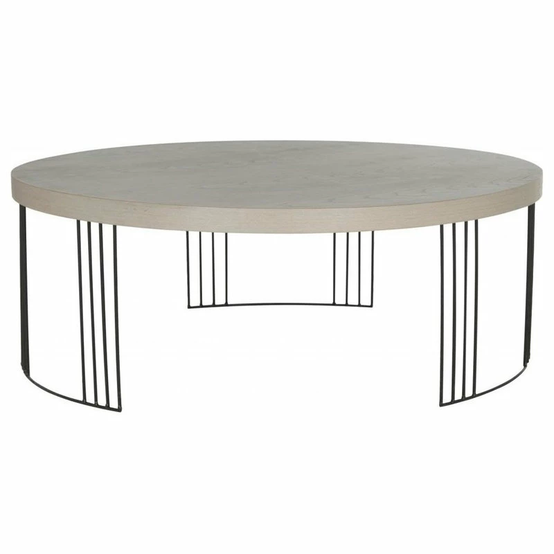 Safavieh Keelin Mid-Century Scandinavian Wood Coffee Table, Gray/Black