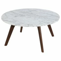 Poly & Bark Poly And Bark Riley Marble Round Coffee Table