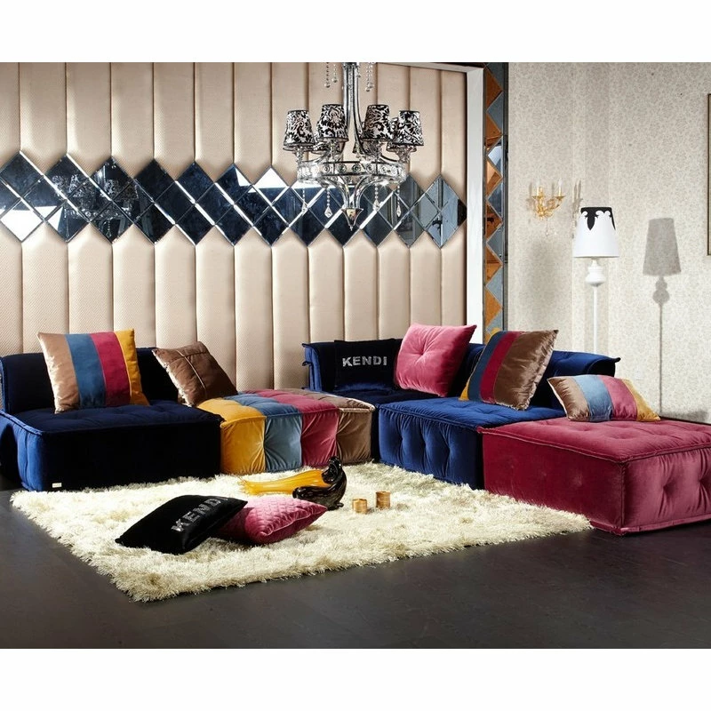 Vig Furniture Inc. Dubai Transitional Fabric Sectional Sofa - Image 4