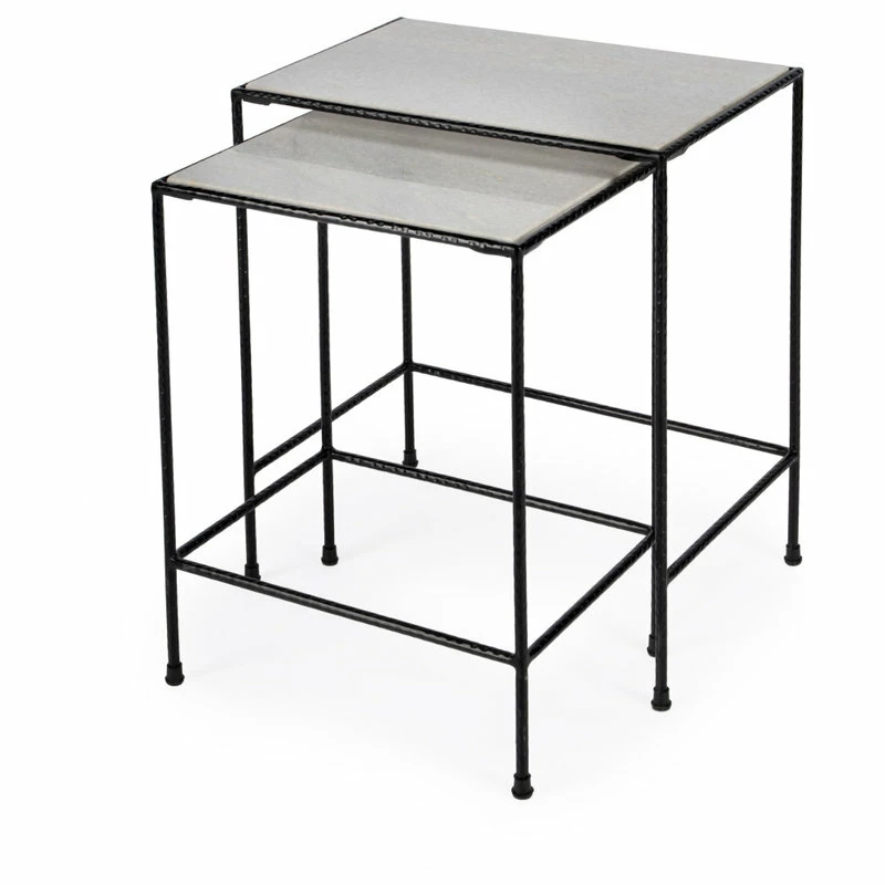 Butler Specialty Company Butler Carrera Marble Nesting Tables, 2-Piece Set - Image 3