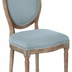 Office Star Products Lillian Oval Back Chair, Klein Sea