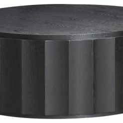 Mandalay Home Furnishings, Inc. Harrison Round Cocktail Table, Ebony Oak