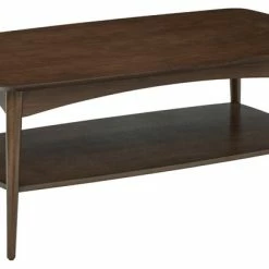 Office Star Products Copenhagen Coffee Table, Walnut