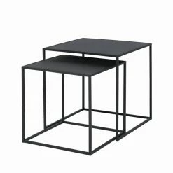 Blomus Fera 2-Piece Table Set, Black