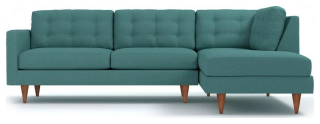 Apt2B Logan 2-Piece Sectional Sofa, Seafoam, Chaise On Right