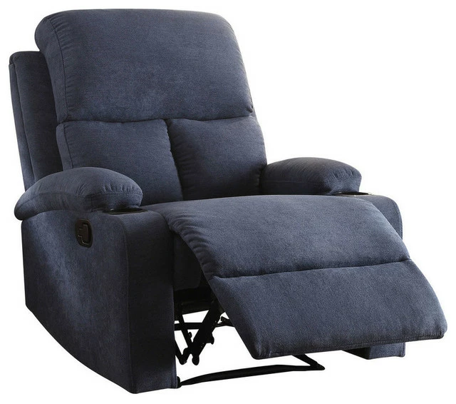 Acme Furniture Rosia Recliner, Blue
